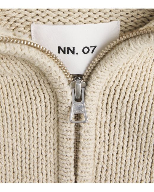 NN07 Natural Cotton Half-Zip Sweater