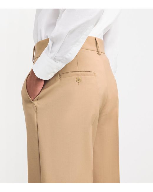 Weekend by Maxmara Natural Wool Tailored Trousers