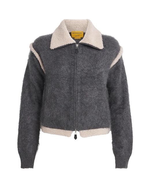 Guest In Residence Gray Cashmere Grizzly Frankie Jacket