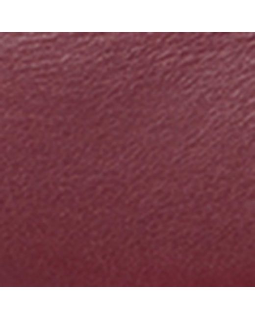 Loewe Purple Leather Toggle Loafers