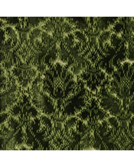 Burberry Green Baroque Velvet Tailored Trousers