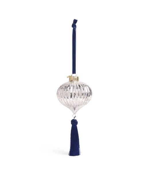 Harrods Metallic Fluted Tree Decoration