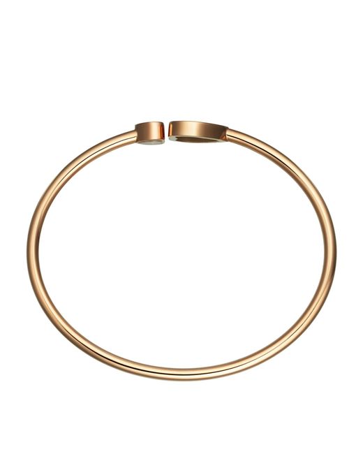 Chopard Pink And Diamond Happy Hearts Bangle