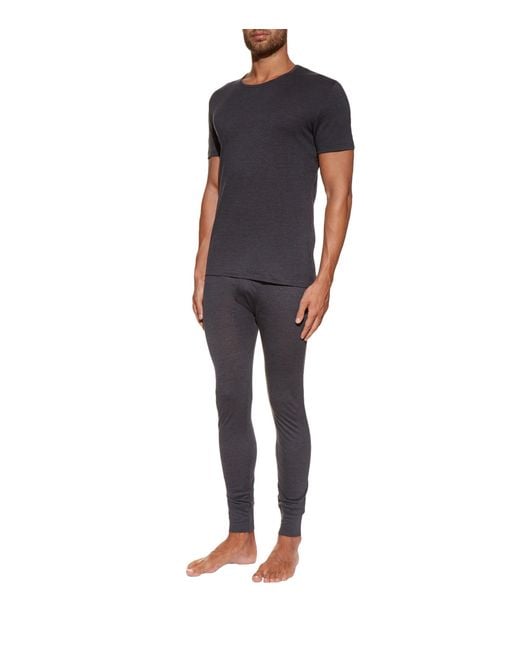 Zimmerli of Switzerland Black Thermal T-Shirt for men