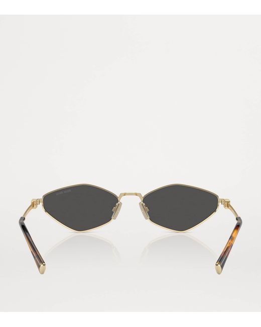 Miu Miu Metallic Mu 56Zs Gld Shn Gry