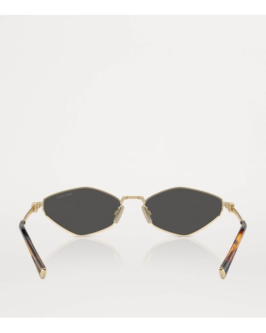 Miu Miu Metallic Mu 56Zs Gld Shn Gry