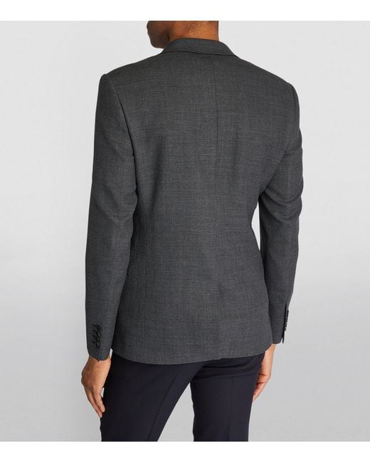 Sandro Black Wool Suit Jacket for men