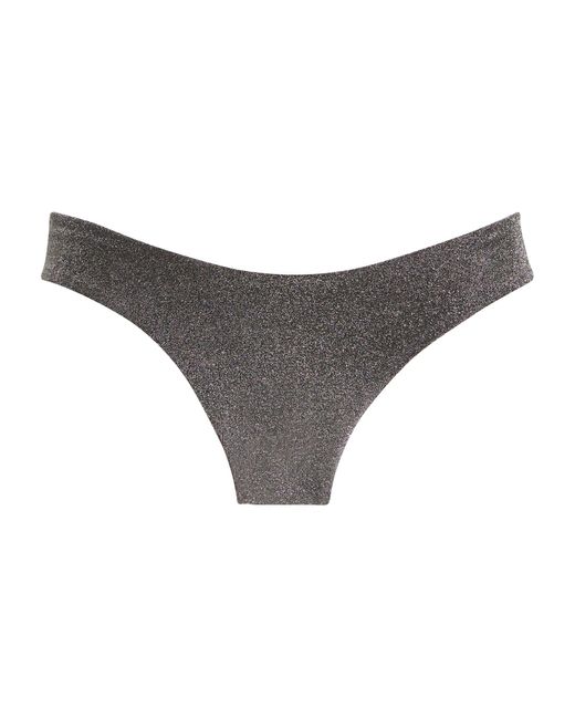 Form and Fold Gray The 90s Staple Bikini Bottoms