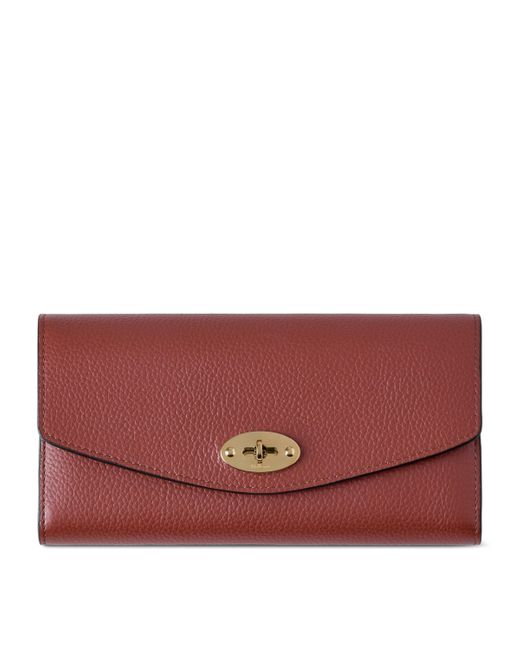 Mulberry Red Darley Wallet Rust