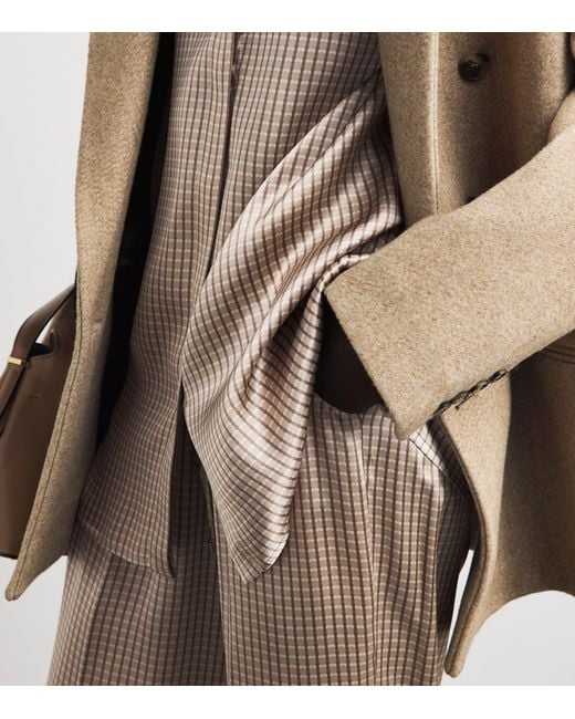 Kiton Natural Silk Printed Shirt