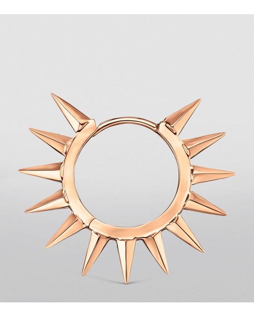 Maria Tash Metallic Metal Mohawk Hoop Earring