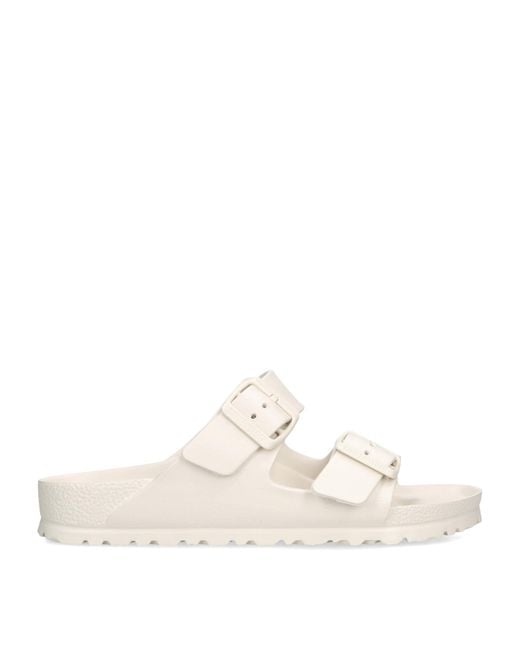 Birkenstock White Arizona Eva Sandals
