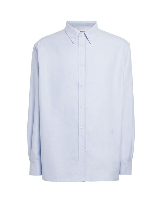 J.W. Anderson Blue Cotton Oxford Shirt for men