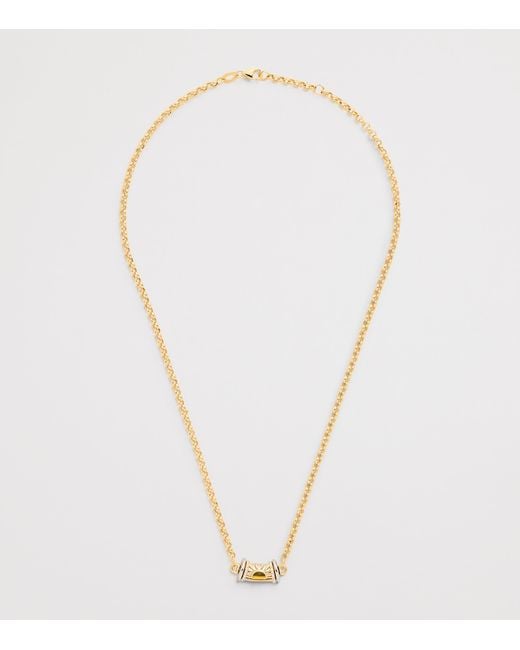 L'Atelier Nawbar Metallic Small, Diamond And Topaz Lot N*91 Warrior Dawn Necklace
