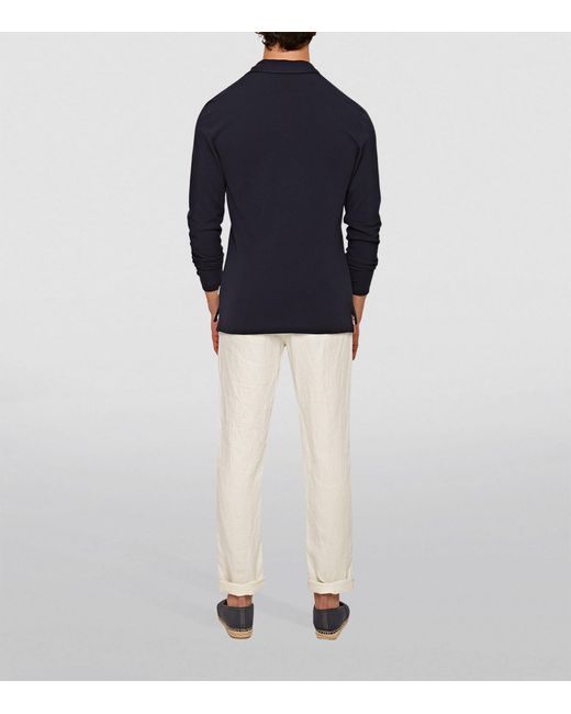Orlebar Brown White Linen Cornell Trousers for men