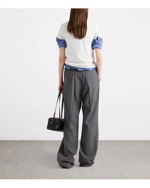 Prada White Cotton Logo T-Shirt