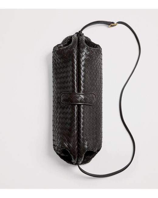 Bottega Veneta Black Leather Lauren 1980 Clutch Bag