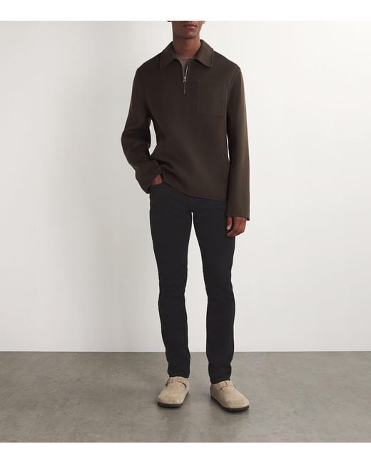 PAIGE Black Lennox Slim Jeans for men
