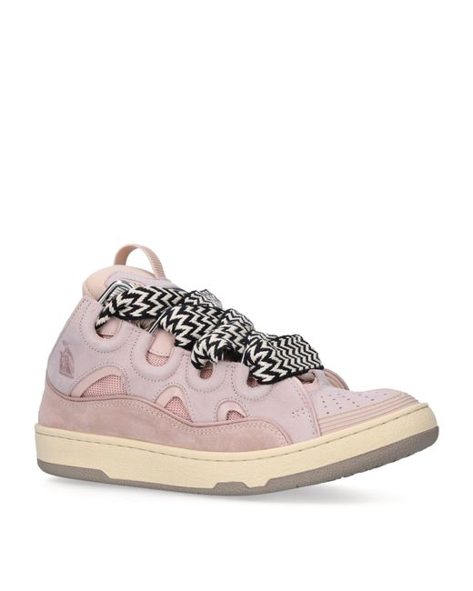 Lanvin Pink Curb Sneakers for men