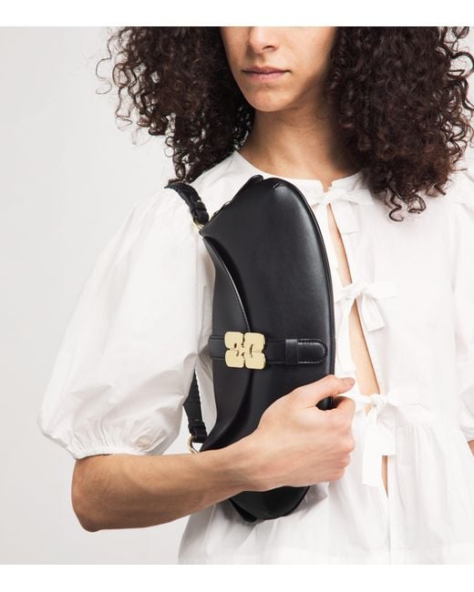 Ganni Black B-Kat Shoulder Bag