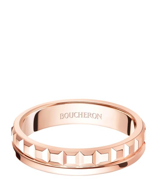 Boucheron Pink Quatre Radiant Edition Wedding Band