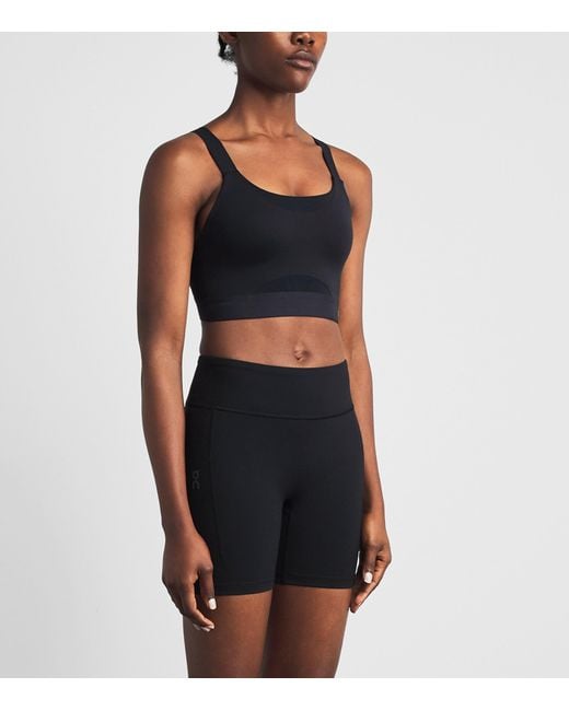 On Shoes Black Performance Sports Bra