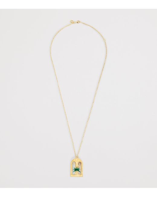 L'Atelier Nawbar Metallic And Diamond Dusk To Dawn Necklace