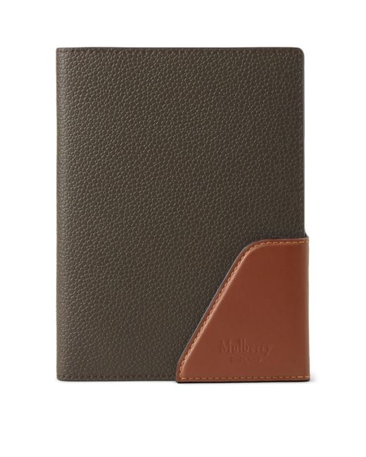 Mulberry Brown Heritage Travel Wallet for men