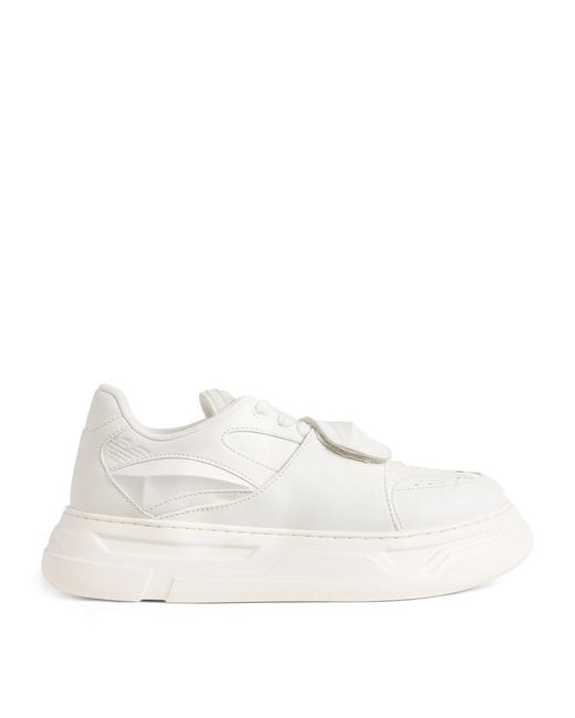 Emporio Armani White Chunky Low-Top Sneakers for men