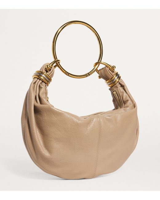 Chloé Natural Small Leather Bracelet Bag