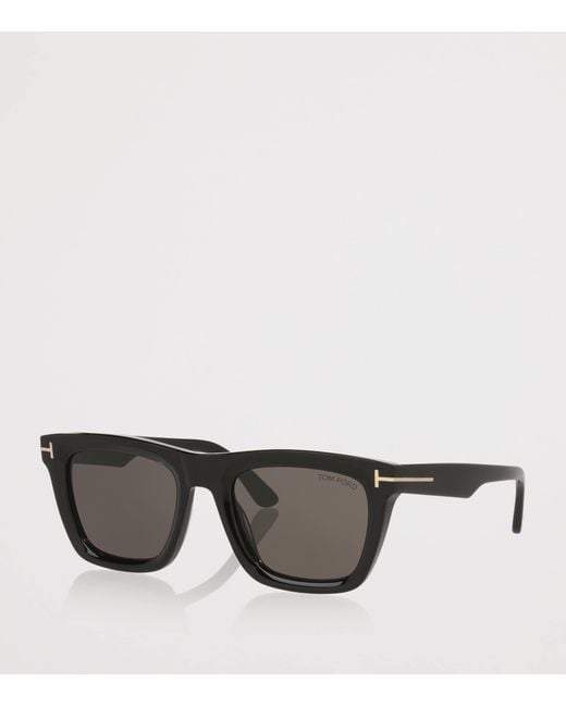 Tom Ford Gray Square Lelio Sunglasses for men