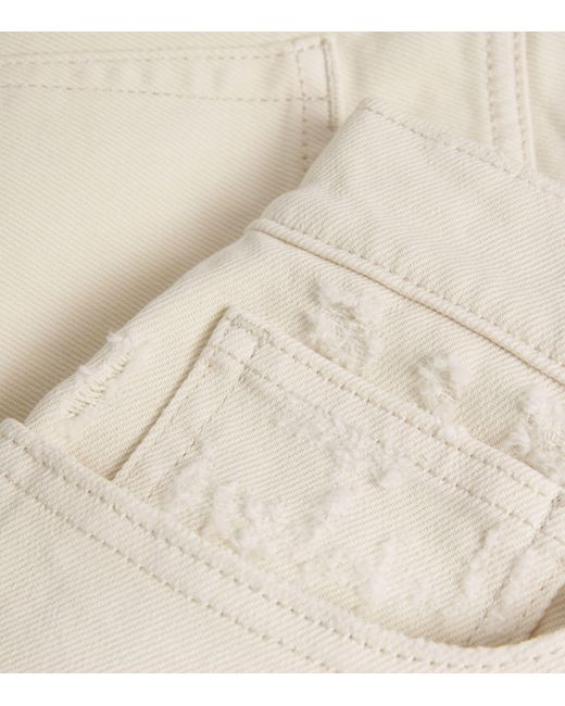 GOOD AMERICAN Natural Good 90S Denim Shorts