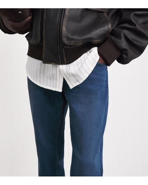 PAIGE Blue Normandie Straight Jeans for men