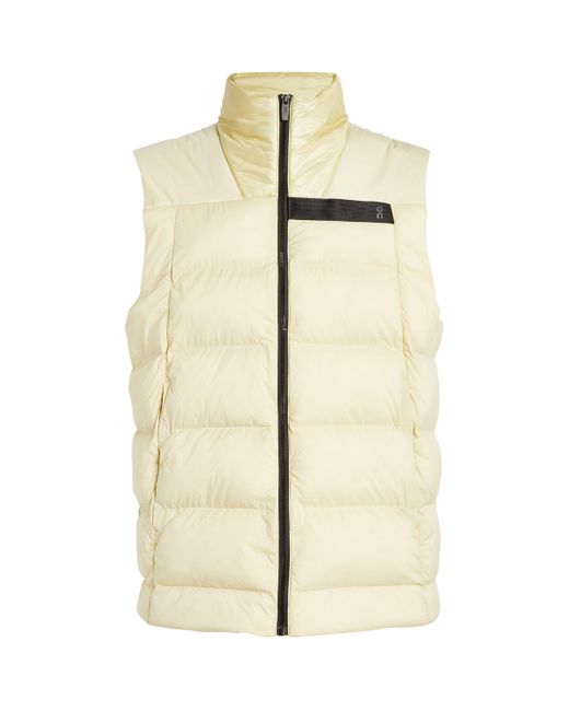 On Shoes Natural Challenger Padded Gilet for men