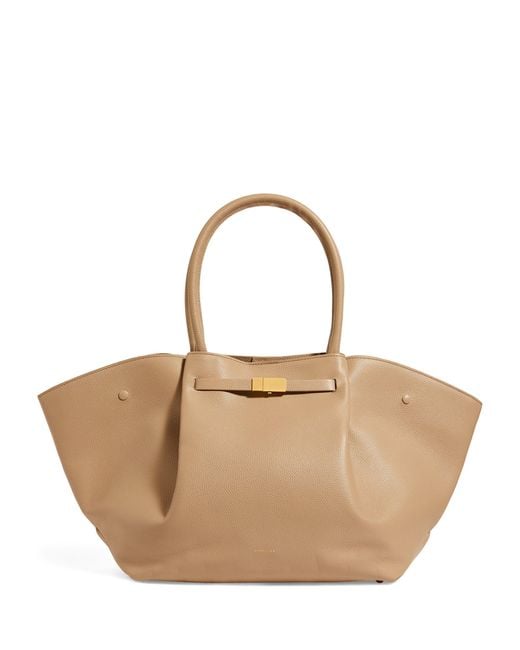 DeMellier London Natural Grained Leather The New York Tote Bag