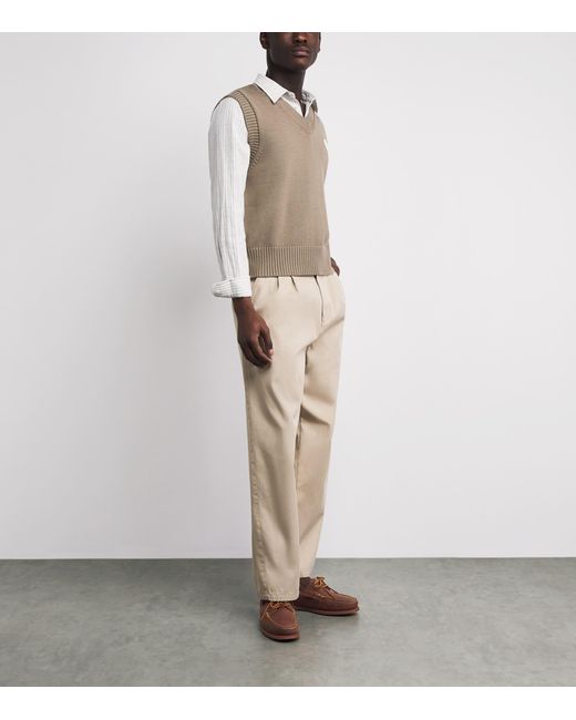Polo Ralph Lauren Brown Leather Merton Boat Shoes
