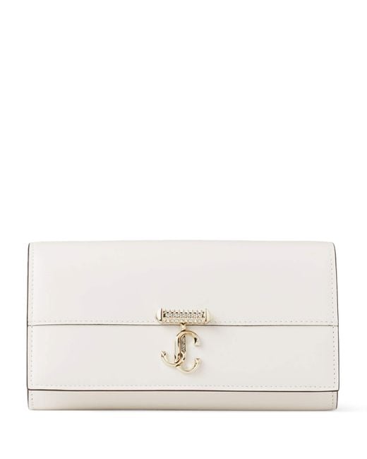 Jimmy Choo Natural Leather Varenne Chain Wallet