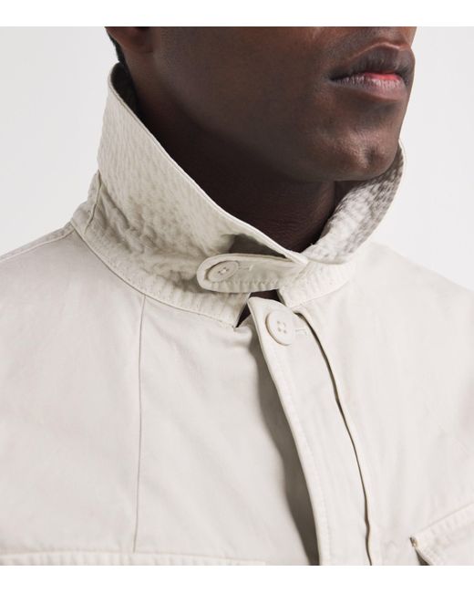 Belstaff White Cotton Cs60 Field Jacket for men