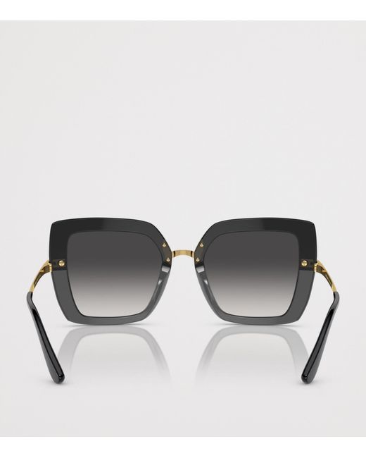 Dolce & Gabbana Brown Square Sunglasses