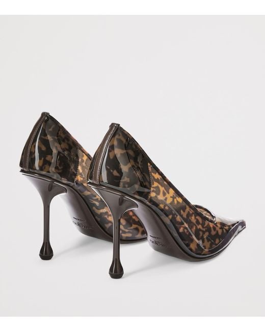 Jimmy Choo Brown Ixia 95 Heeled Pumps