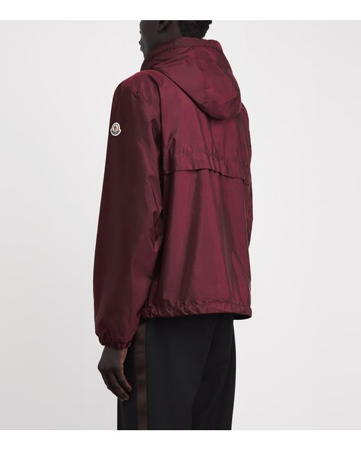 Moncler Purple Water-Repellent Hooded Nidge Jacket for men
