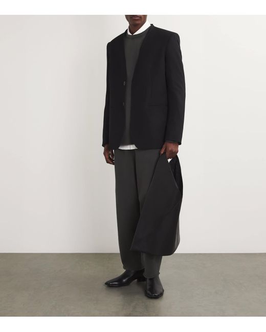 Helmut Lang Gray Garment-Dyed Cocoon Sweatpants for men
