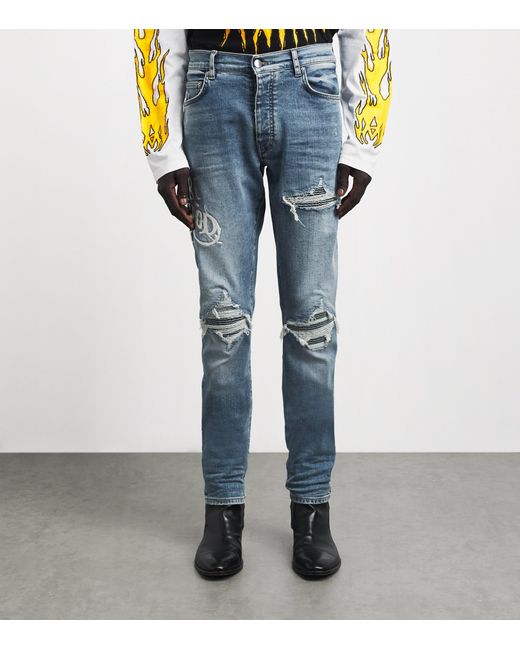 Amiri Blue Hollywood Mx1 Slim Jeans for men
