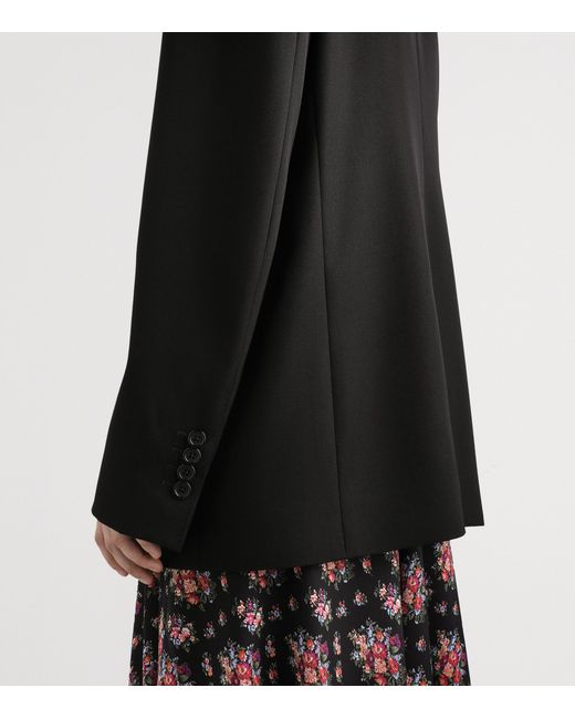 Dolce & Gabbana Black Virgin Wool Relaxed Blazer