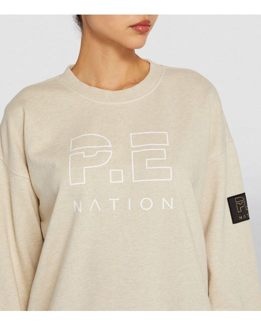 P.E Nation Natural Organic Cotton Heads Up Sweatshirt
