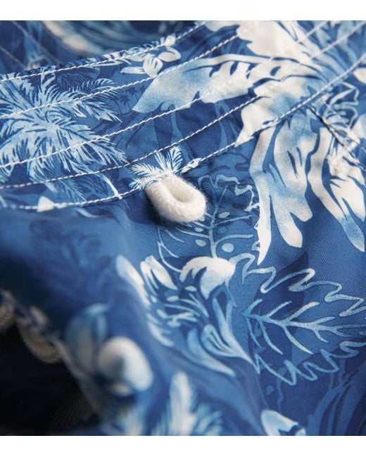 Polo Ralph Lauren Blue Palm Island Swim Shorts for men