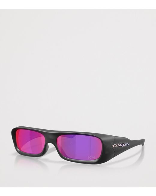 Oakley Purple Kylian Mbappé Signature Series Permian Rectangle Sunglasses