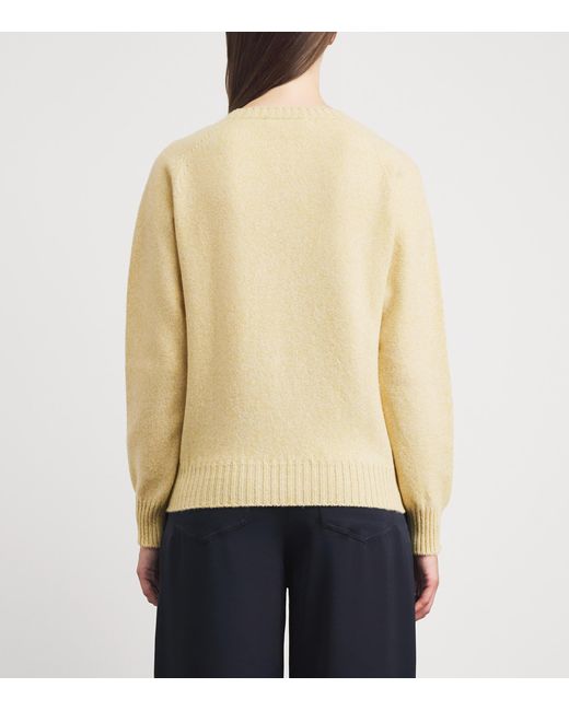 Johnstons Natural Lambswool Blyth Sweater
