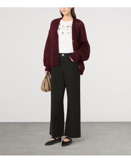Weekend by Maxmara Black Wide-Leg Jeans