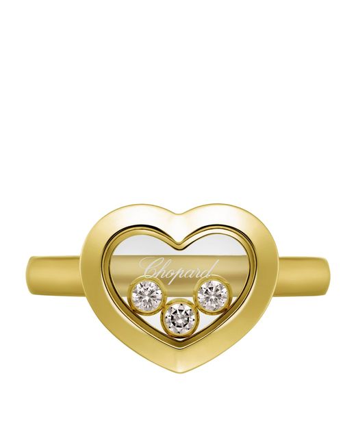 Chopard Metallic And Diamond Happy Diamonds Icons Ring